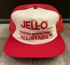 Chapeau vintage de la marque JELL-O nouveautés congelées All-Stars en maille Snapback dos RARE !
