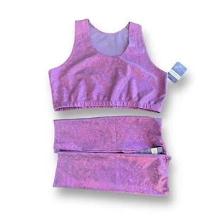 Freedom Rave Wear Lilac Dreams Sportiva BH/Armärmel Damengröße 1X-2X neu mit Etikett - Bild 1 von 7