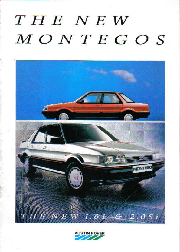 Austin Montego 1.6L & 2.0Si original UK Sales Brochure 1986 Pub. No. 3882 - Image 1 of 1