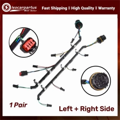 Жгут проводов топливной форсунки LH+RH для Ford F250 Powerstroke 2008-2010 6,4 л НОВЫЙ - Изображение 1 из 4