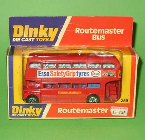 Dinky / 289 AEC Routemaster Bus 'Esso Safety Grip Reifen' / Originalverpackt - Bild 1 von 12