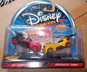 Disney Wild Racers MI Turbo GT e Hightailin Turbo Partner Pack 1:64 pressofuso C40-6 - Foto 1 di 3