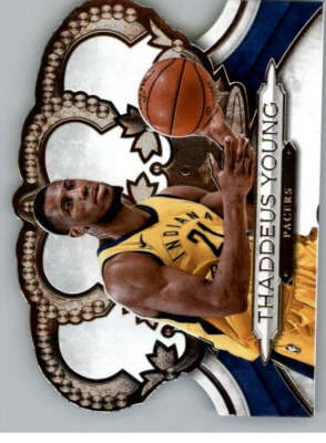 2018-19 Panini Crown Royale #190 Thaddeus Young NM-MT Pacers J2M - Image 1 of 2