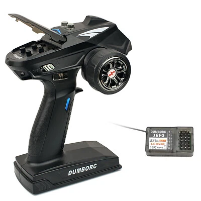 DumboRC Dumbo X6 6-Channel 2.4GHz RC Transmitter USB 5V With X6FG Receiver Gyro - Image 1 of 4