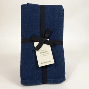 West Elm Midnight Cotton Napkins (Set Of 4) NWT - Picture 1 of 2