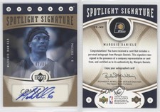 2006 Upper Deck Ovation Spotlight Signature Gold /25 Marquis Daniels #SS-MD Auto