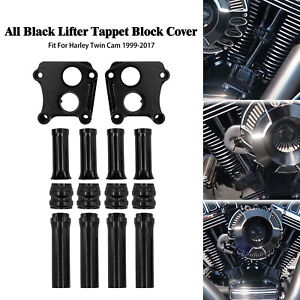 Pushrod Tappet Lifter Block Cover Fit For Harley Dyna Softail Twin Cam1999-2017