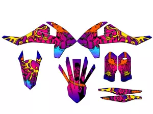 2017-2018 EXC ZANY Pink Senge Graphics Kit Compatible with KTM - Foto 1 di 10