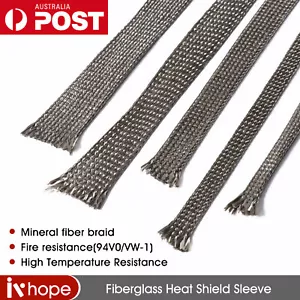 750℃ Thermal Armor Heat Shield Sleeves for Electrical Wiring & Hose Lines Cover - Picture 1 of 12