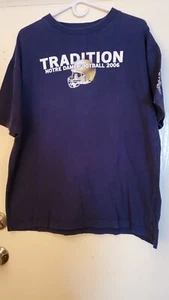 2006 Notre Dame Traditions - The Shirt, Dark Blue, Sz. L - Picture 1 of 2