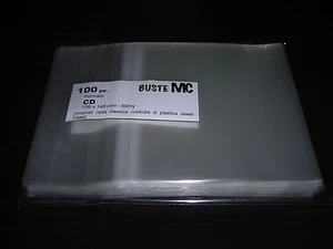 BUSTE PROTETTIVE per CD MUSICA (già in classica custodia di plastica JEWEL CASE) - Foto 1 di 1