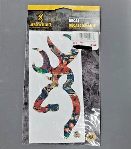 NEW Official Browning 3D Buckmark Decal - 6" Size - Truck/Window/Car Monif Camo - Picture 1 of 1