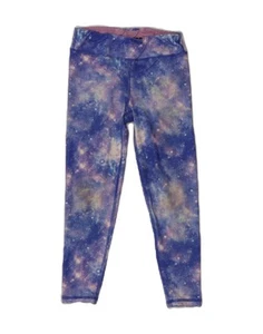 EDDIE BAUER Girls Leggings 7-8 Years Small Blue Spotted Polyester CW38 - Picture 1 of 3