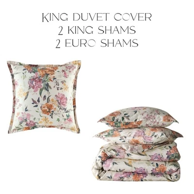 Sky Harper Otoño Floral 5 PIEZAS KING Juego de Funda Nórdica y Fundas Multi Foto 1 de 4