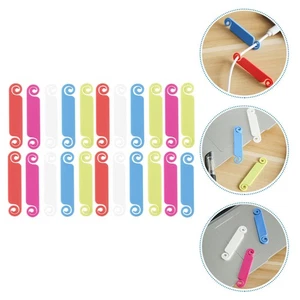 50Pcs Étiquettes de Câble Multicolore Cordon Étiquettes d'Identification pour Chargeur Ordinateur USB - Photo 1/5