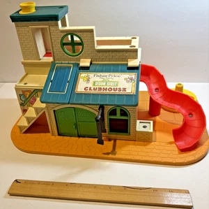 1976 Fisher-Price Little People #937  SESAME STREET CLUBHOUSE. No Figures - Foto 1 di 20