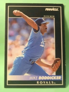 1992 Pinnacle - Mike Boddicker #142 - Kansas City Royals  - Picture 1 of 2