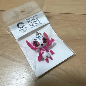 Tokyo Olympics Miraitowa Keychain Soft Enamel Charm Collectible - Picture 1 of 2