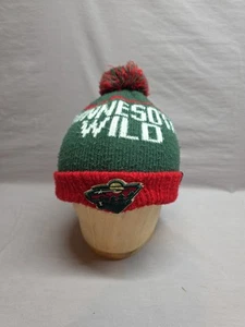 Minnesota Wild Hockey 47 Brand Raised Cuff Winter Knit Beanie Hat Cap - Picture 1 of 6