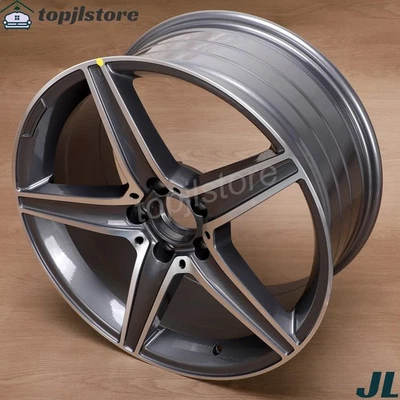 Llanta de repuesto para Mercedes-Benz 18 pulgadas x 8,5 pulgadas calidad OEM rueda mecanizada gris Foto 1 de 4