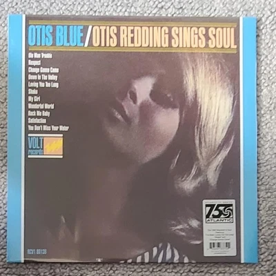 OTIS REDDING-OTIS BLUE-BRAND NEW & SEALED 180g REISSUE CLEAR LP ON ATLANTIC-1965 - Image 1 of 2