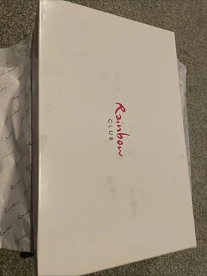 Rainbow Club Purple/Silver Wedding Shoes Size 4.5 Boxed Worn Once - Image 1 of 4