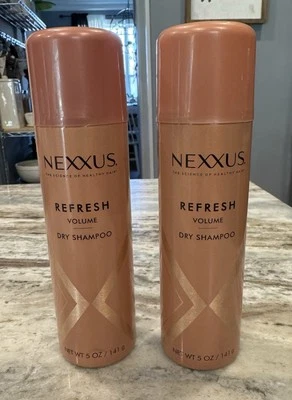 Nexxus Lot 2 Refresh Dry Shampoo 5oz No Rinse Salon Quality Volume Mist - Image 1 of 4
