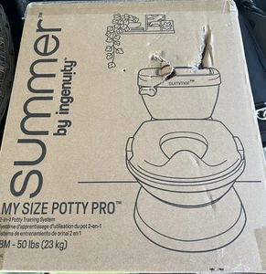Sommer Säugling von My Size Potty Pro in weiß, Kleinkind Töpfchentrainingstoilette, Leben - Bild 1 von 1
