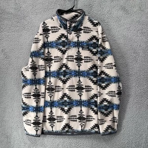 Massiver Outdoor Herren Fleece 1/4 Knopf Druckknopf Pullover BoHo Tribal Muster 2XL I3 - Bild 1 von 6