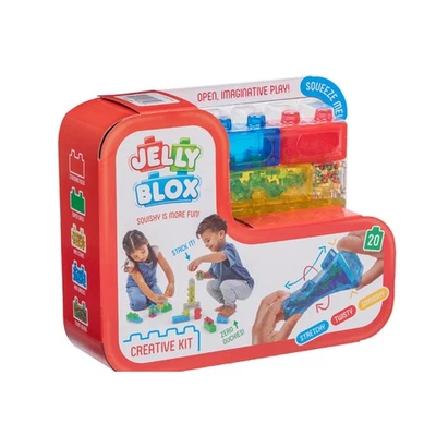 20pc Jelly Blox Creative Kit Squishy Sensory Building Blocks Toy 2y+ - image 1 of 2