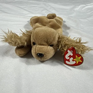Ty Beanie Baby Spunky the Dog Plush Stuffed Animal Toy with Tag - Picture 1 of 6
