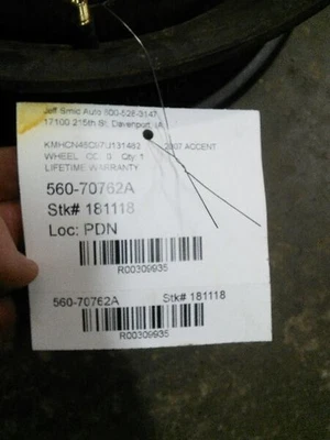 Wheel 14x5 Steel Fits 07 ACCENT 309935 - Image 1 of 4