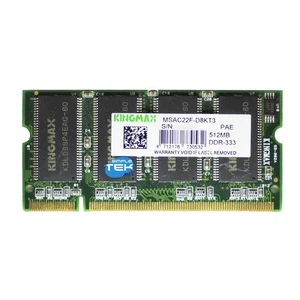 Ddr1 512MB 333MHz Pc2700s Memory Ram Sodimm Notebook Laptop Refurbished - Picture 1 of 4