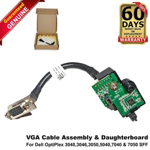 Tarjeta de placa hija Dell OptiPlex 7040 7060 7070 7080 E/S VGA con cable 6XHN0 - Imagen 1 de 7