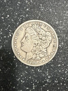 1904 S Morgan Silver Dollar TY - Picture 1 of 2