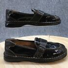 Born Shoes Womens 7 M Loafers Comfort W1820 Black Patent Leather Slip On Low Top
