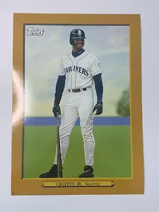 Ken Griffey Jr. 2020 Topps Baseball Series 2 TURKEY RED 2020 Poster Gold Ed. 1/1 - Picture 1 of 5