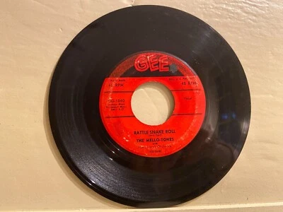 MELLO TONES - Rattle Snake Roll/ Ca Sandra 1957 45rpm Foto 1 de 2