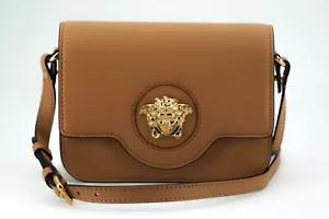 Versace Elegant Calf Leather Shoulder Bag in Brown - Picture 1 of 5