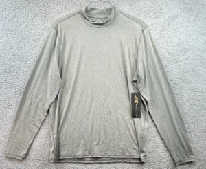 Skechers Shirt Size XL Wicking Long Sleeve Mock Neck Pullover Gray NEW - Picture 1 of 12