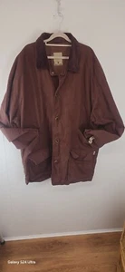 Pierre Cardin Casual Rust Coat Jacket With Corduroy Collar Multi Pocket Mens XL - Picture 1 of 17