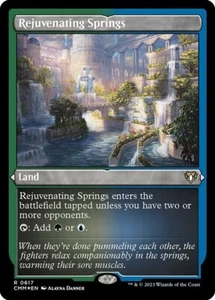 MTG - (Etched Foil) REJUVENATING SPRINGS - Commander Masters (R) - Picture 1 of 1