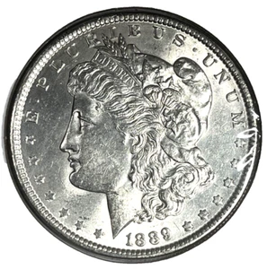 1889 MORGAN SILVER DOLLAR UNCIRCULATED!! F878 - Picture 1 of 2