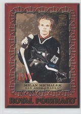 2003-04 Pacific Crown Royale Royal Portraits Milan Michalek #9 Rookie RC