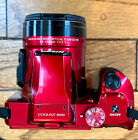 Nikon COOLPIX B600 16MP Digital Compact Camera, 60x Zoom - RED
