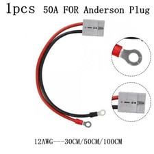 50A For Anderson Plug Lead To Lug M8-Terminal Battery Charging Connector Cable