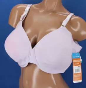 Warners RB0561A No Side Effects Lined Full Coverage Bra NWT Size 44D #H1382 - Picture 1 of 8