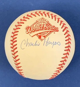 Charlie Hayes NY Yankees SIGNED 1996 Official World Series Baseball w/hologram - Picture 1 of 6