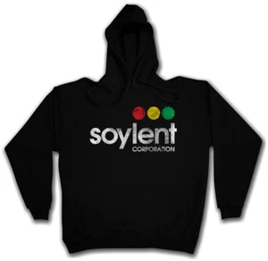 SOYLENT CORPORATION HOODIE Green  Company Sign Logo 2022 Sci Fi Science Fiction - Picture 1 of 1