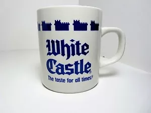White Castle Taste For All Times Vintage 1990 Two Sided System 8 oz Ceramic Mug - Picture 1 of 7